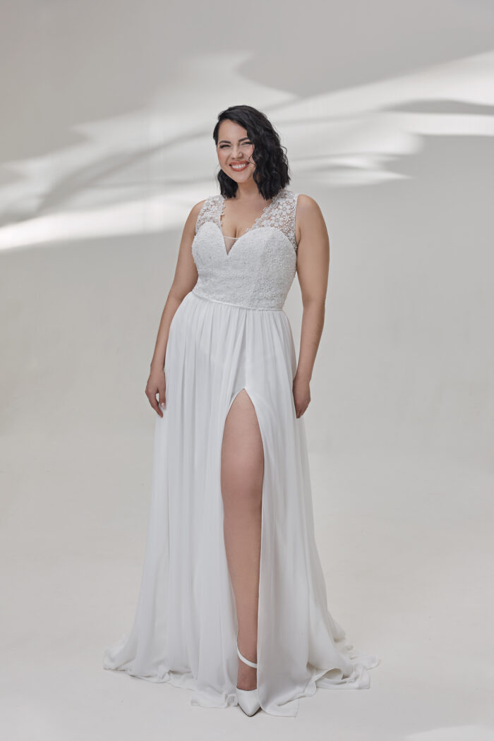 Molly Monroe by Lohrengel Kollektion 2025 Curvy Brautkleid LB535 7 Plus Size Brautkleid